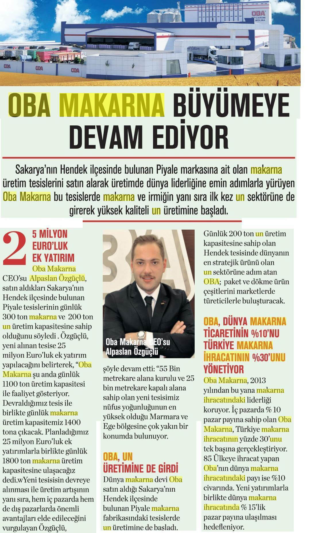 oba makarna buyumeye devam ediyor oba makarna dunyanin bayildigi makarna oba makarna buyumeye devam ediyor oba makarna dunyanin bayildigi makarna